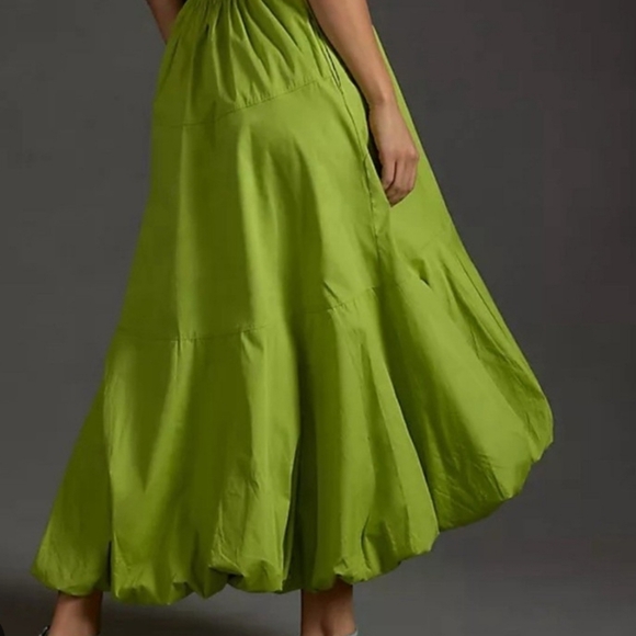 Anthropologie V-NeckTiered Bubble Hem Dress Size XS - Picture 9 of 10